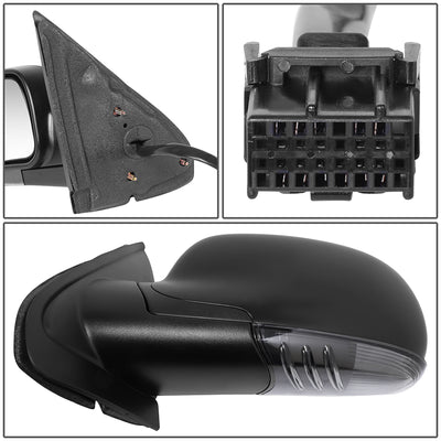 Factory Style Door Mirror (Driver Left) <BR>2007 Buick Rainier, Chevy Trailblazer, GMC Envoy