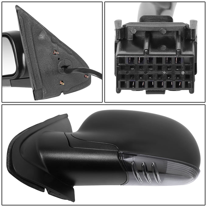 Factory Style Door Mirror (Driver Left) <BR>2007 Buick Rainier, Chevy Trailblazer, GMC Envoy