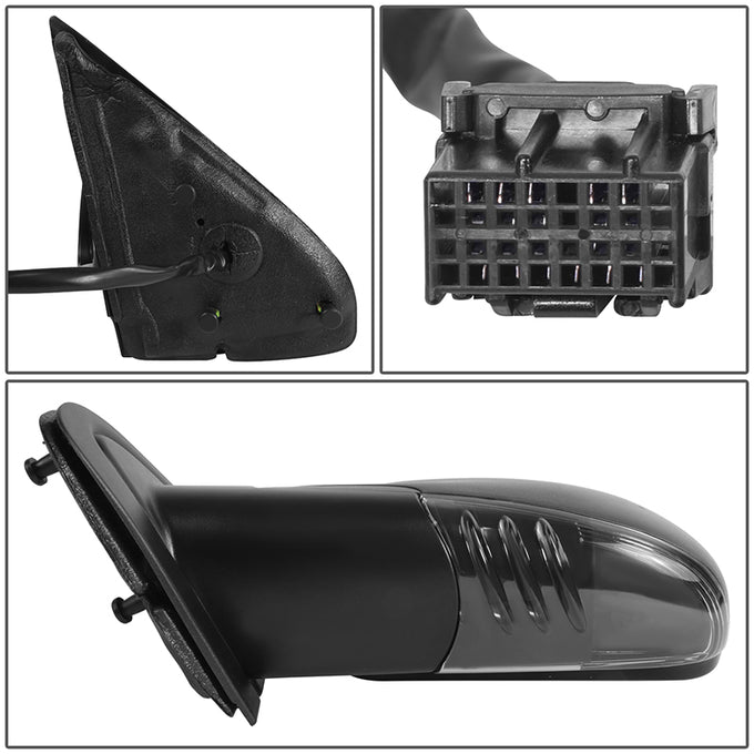 Powered Left Side Mirror W/ Heated, Signal, Memory<br>06-07 Buick Rainier, Chevy TrailBlazer, GMC Envoy