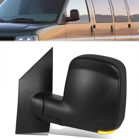 Factory Style Door Mirror (Driver Left) <BR>03-07 Chevy Express 1500, 2500, 3500
