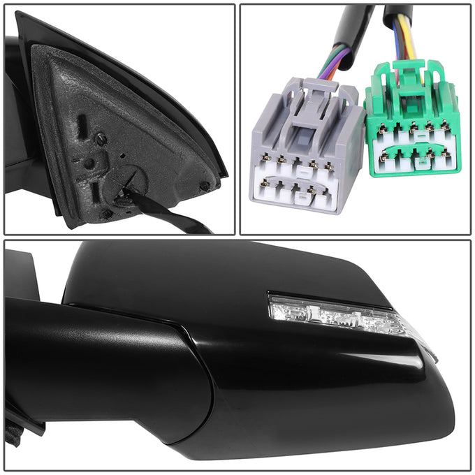 Factory Style Door Mirror (Driver Left) <BR>08-10 Saturn Outlook