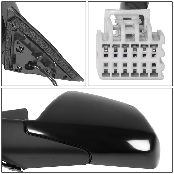 Powered Left Side Mirror W/ Heated Defroster<br>08-14 Cadillac CTS