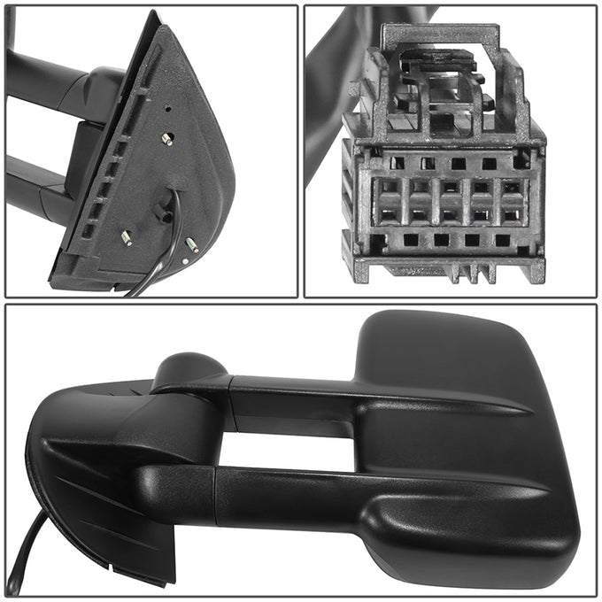 Door Mirror (Driver Left) <BR>07-13 Chevy Silverado, GMC Sierra 1500, 2500, 3500