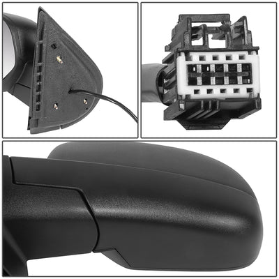 Factory Style Door Mirror (Driver Left) <BR>07-14 Chevy Silverado, 07-10 GMC Sierra 2500, 3500 HD