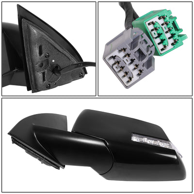 Powered Left Side Mirror W/ Heated, Signal, Memory<br>13-17 Chevy Traverse, GMC Acadia Limited