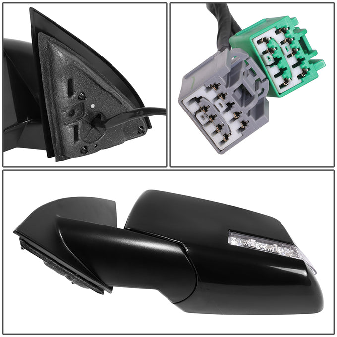 Powered Left Side Mirror W/ Heated, Signal, Memory<br>13-17 Chevy Traverse, GMC Acadia Limited