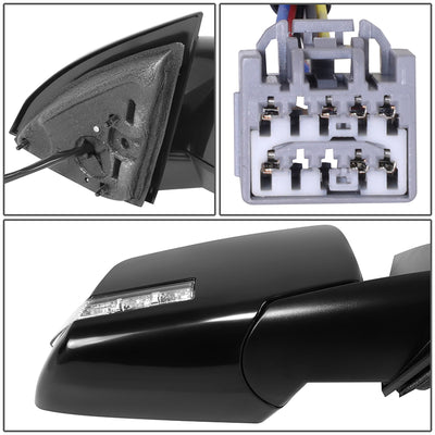 Powered Right Side Mirror W/Heated, Signal, Blind Spot<br>09-14 Chevy Traverse
