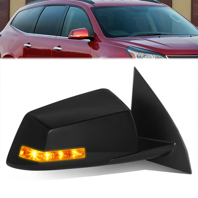 Powered Right Side Mirror W/Heated, Signal, Blind Spot<br>09-14 Chevy Traverse