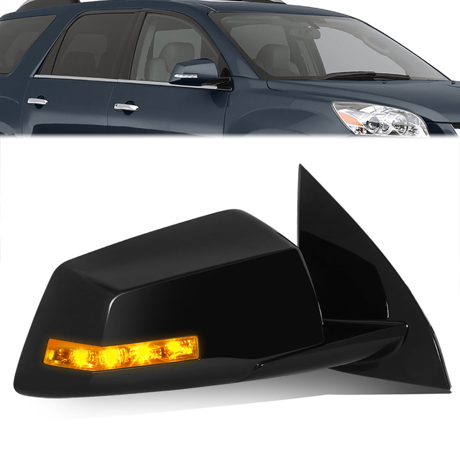 Factory Style Door Mirror (Passenger Right) <BR>07-08 Saturn Outlook