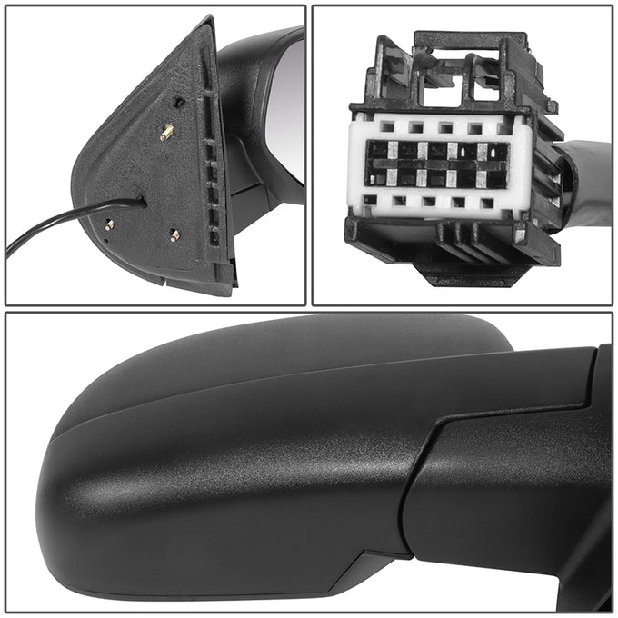 Factory Style Door Mirror (Passenger Right) <BR>07-14 Chevy Silverado, 07-10 GMC Sierra 2500, 3500 HD