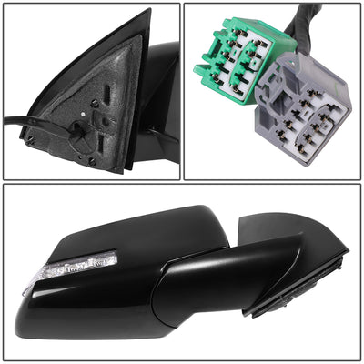 Factory Style Door Mirror (Passenger Right) <BR>13-17 Chevy Traverse, GMC Acadia, Limited