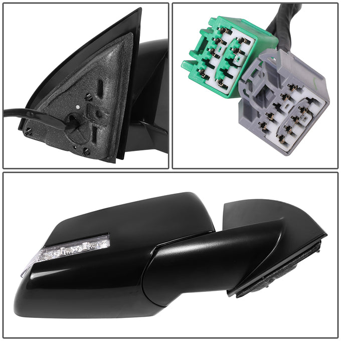 Factory Style Door Mirror (Passenger Right) <BR>13-17 Chevy Traverse, GMC Acadia, Limited