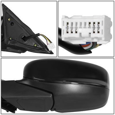 Powered Left Side Mirror W/ Heated Defroster, Memory<br>10-12 Honda Accord Crosstour