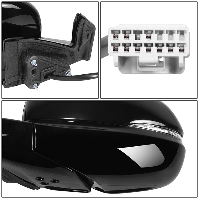 Factory Style Door Mirror (Driver Left) <BR>16-18 Honda Pilot