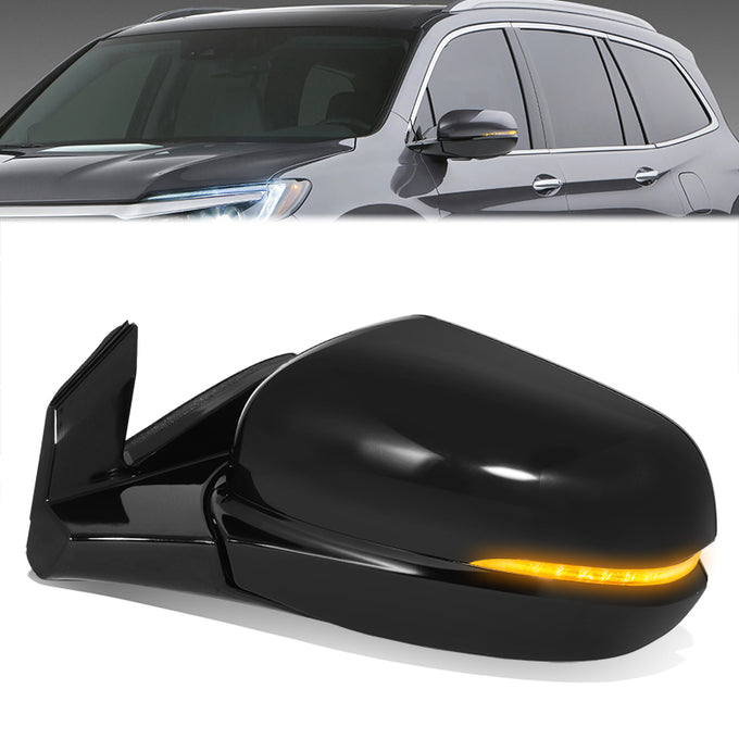 Factory Style Door Mirror (Driver Left) <BR>16-18 Honda Pilot