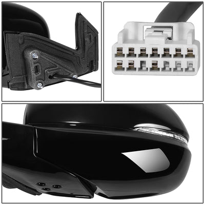 Factory Style Door Mirror (Driver Left) <BR>17-22 Honda Pilot