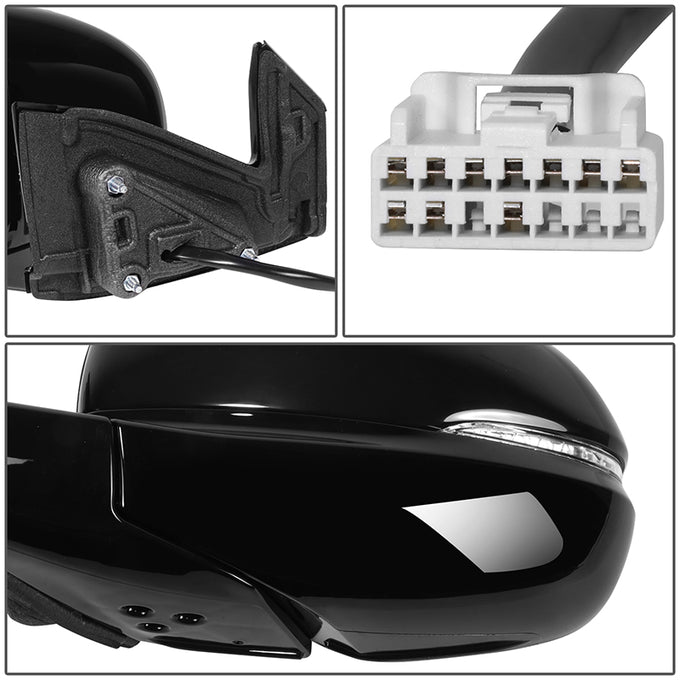 Factory Style Door Mirror (Driver Left) <BR>17-22 Honda Pilot
