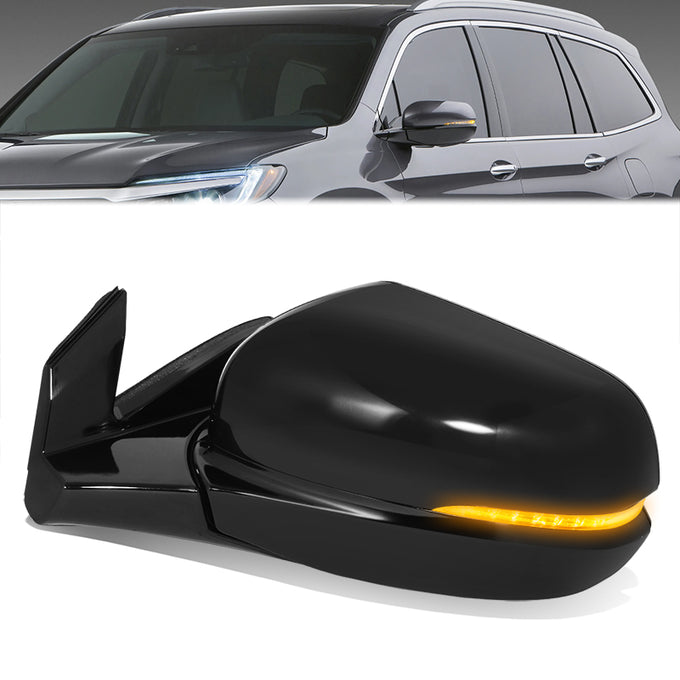 Factory Style Door Mirror (Driver Left) <BR>17-22 Honda Pilot