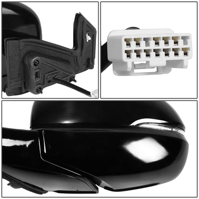 Factory Style Door Mirror (Driver Left) <BR>19-22 Honda Pilot, 19-24 Passport
