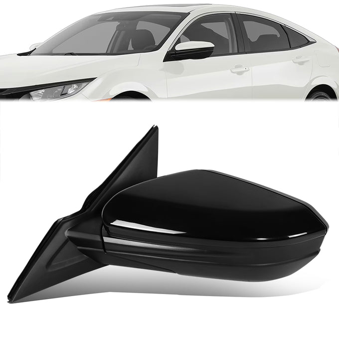 Factory Style Door Mirror (Driver Left) <BR>17-21 Honda Civic