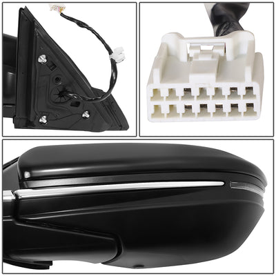 Factory Style Door Mirror (Driver Left) <BR>21-22 Honda Insight