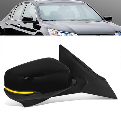 Powered Side View Mirrors With Heated, Signal <BR>13-15 Honda Accord