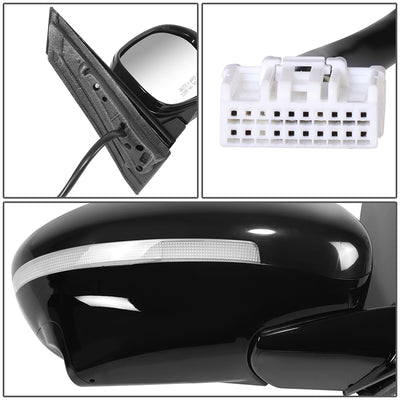 Powered Right Side Mirror W/ Heated, Signal, Camara<br>14-17 Honda Odyssey