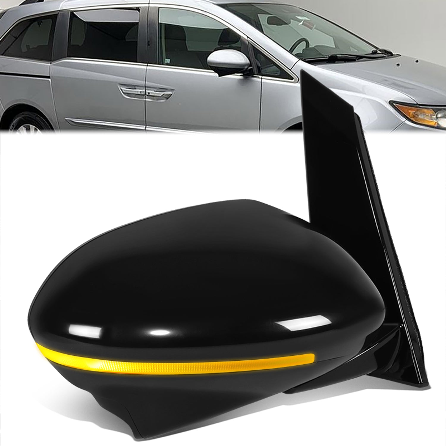 Powered Right Side Mirror W/ Heated, Signal, Camara<br>14-17 Honda Odyssey