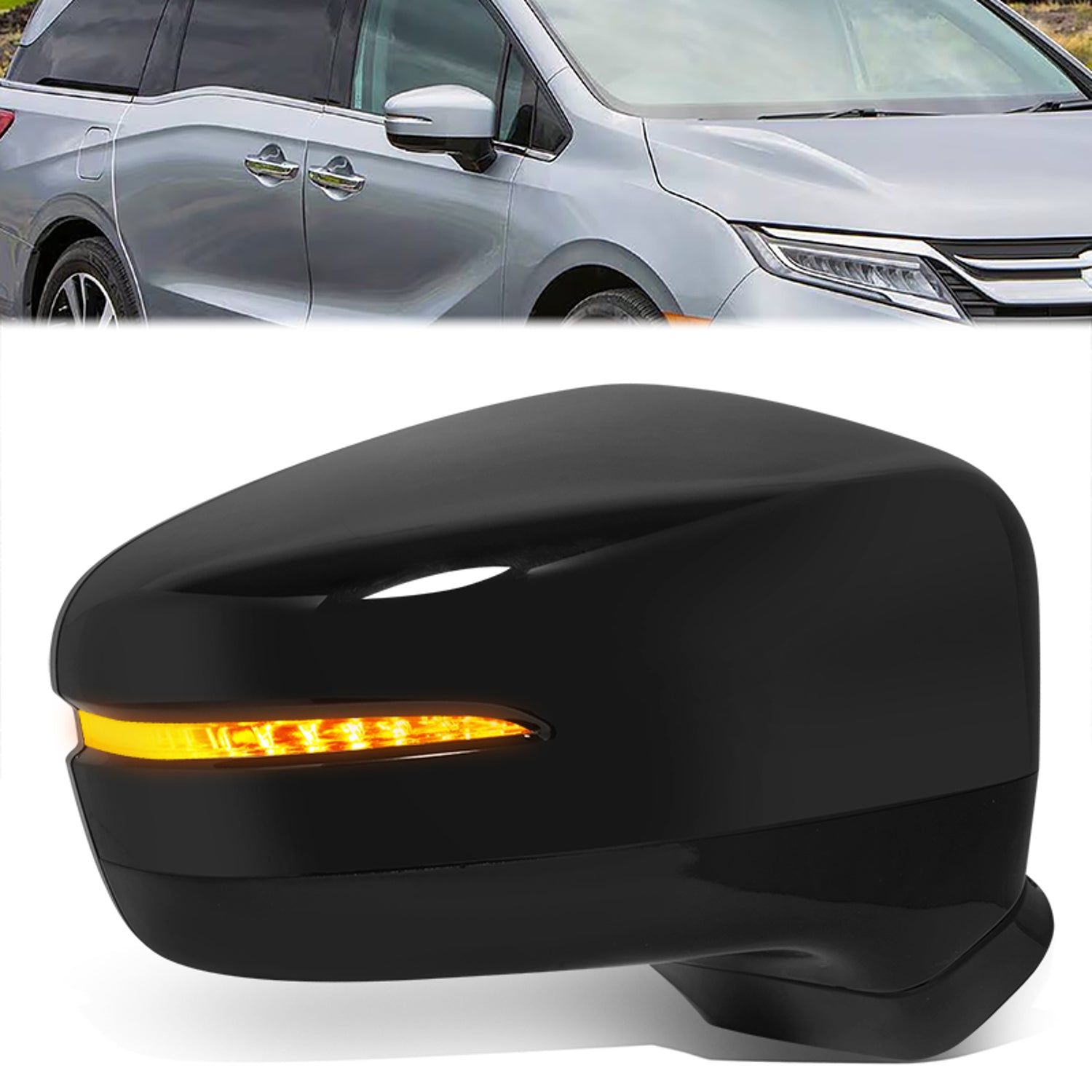 Factory Style Door Mirror (Passenger Right) <BR>18-24 Honda Odyssey