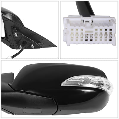Powered Left Side Mirror W/ Turn Signal<br>10-16 Hyundai Genesis Coupe