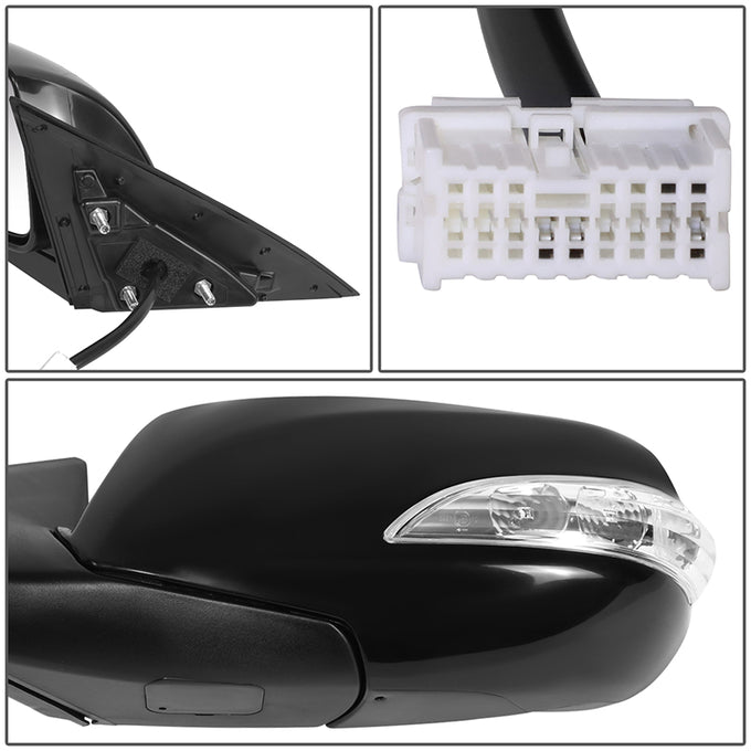 Powered Left Side Mirror W/ Turn Signal<br>10-16 Hyundai Genesis Coupe