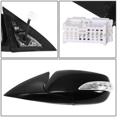 Factory Style Door Mirror (Driver Left) <BR>10-16 Hyundai Genesis Coupe