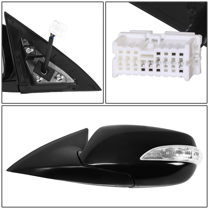 Factory Style Door Mirror (Driver Left) <BR>10-16 Hyundai Genesis Coupe