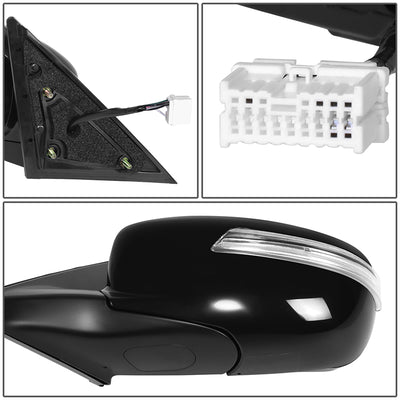 Powered Left Side Mirror W/ Heated Defroster, Signal<br>09-14 Hyundai Genesis