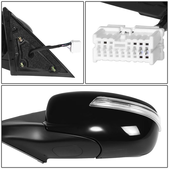 Powered Left Side Mirror W/ Heated Defroster, Signal<br>09-14 Hyundai Genesis