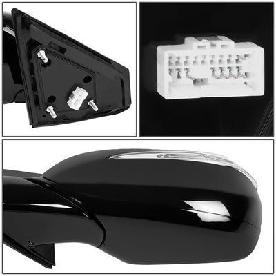 Powered Left Side Mirror W/ Heated Defroster, Signal<br>13-16 Hyundai Santa Fe Sport