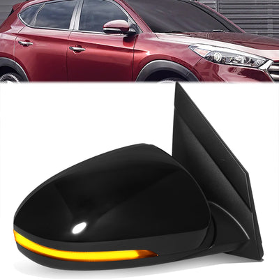 Factory Style Door Mirror (Driver Left) <BR>16-18 Hyundai Tucson