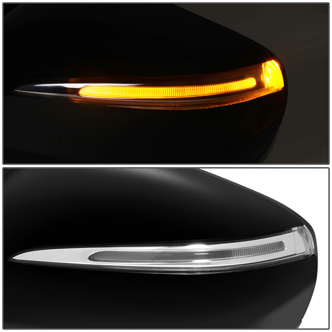 Powered Left Side Mirror W/ Heated,Blind Spot,Signal<br>13-18 Hyundai Santa Fe Sport