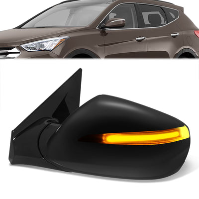 Left Side Mirror W/ Heated, Signal, Memory<br>13-18 Hyundai Santa Fe Sport