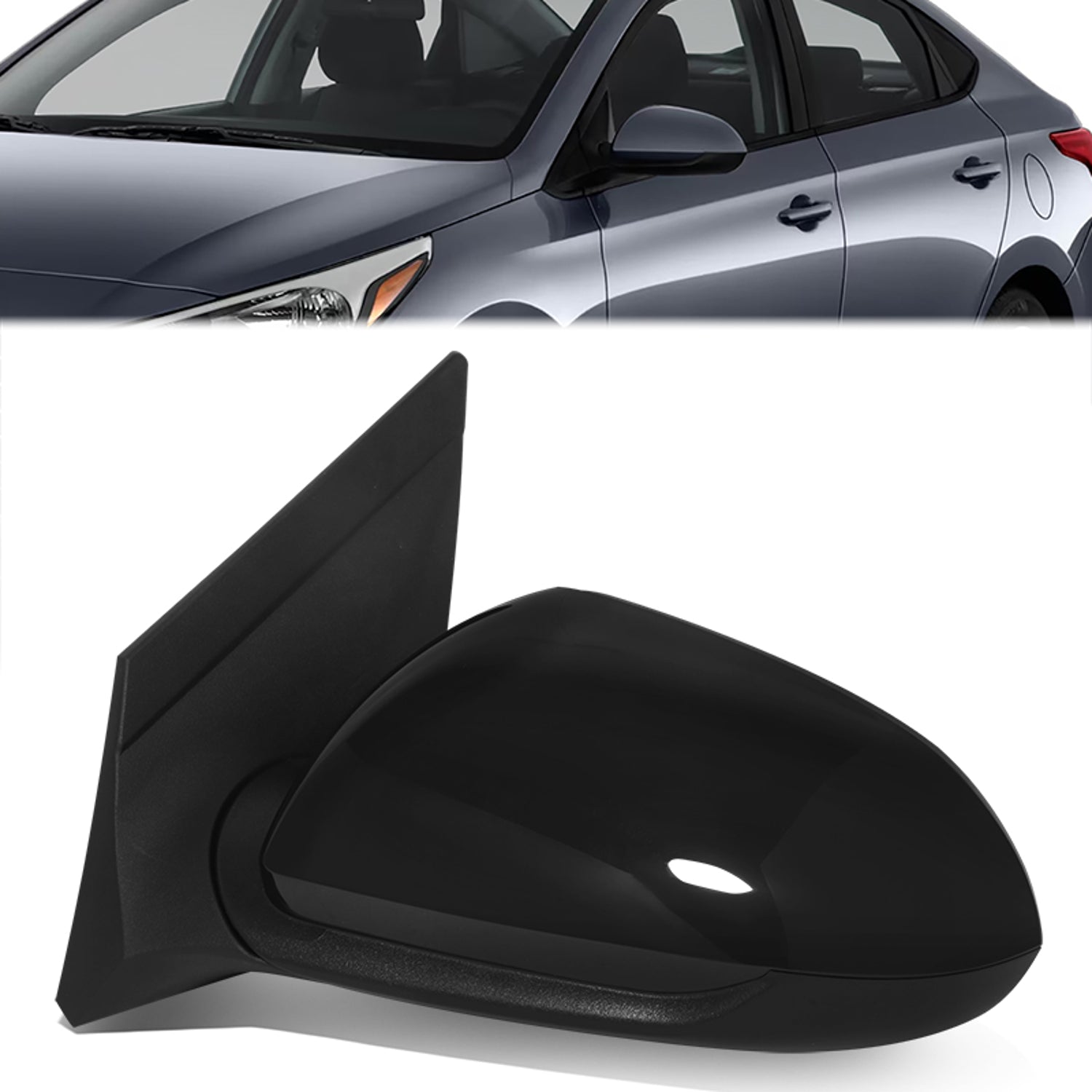 Powered Side View Mirrors With Heated <BR>18-22 Hyundai Accent