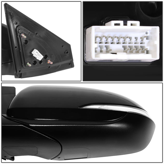 Powered Left Side Mirror W/ Heated, Signal, Memory<br>17-18 Hyundai Elantra