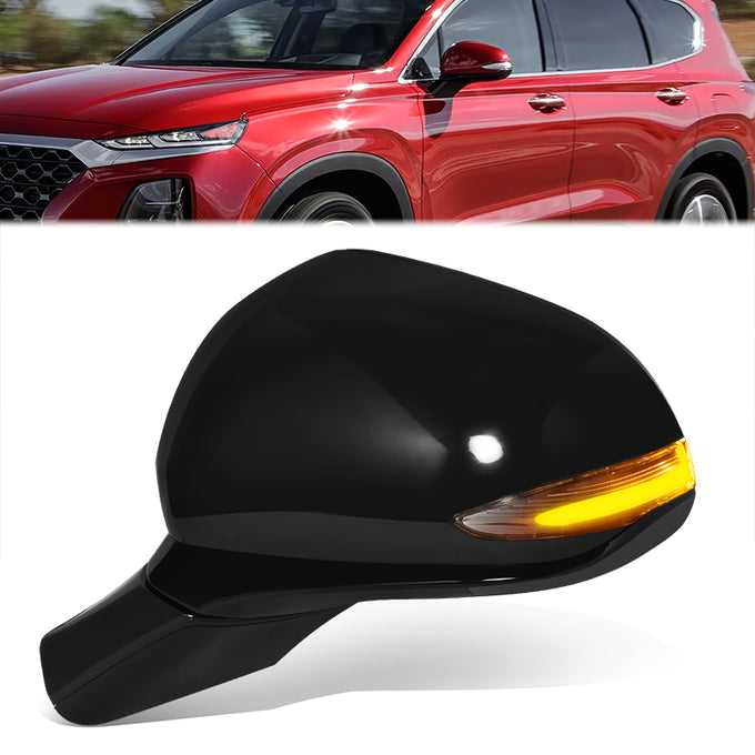 Factory Style Door Mirror (Driver Left) <BR>19-20 Hyundai Santa Fe