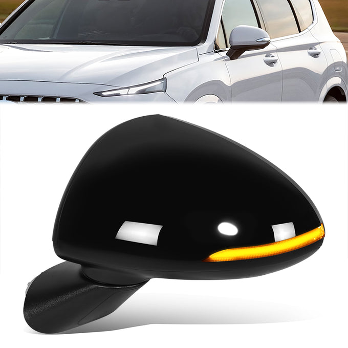 Powered Left Side Mirror W/ Heated, Signal, Blind Spot<br>20-23 Hyundai Sonata