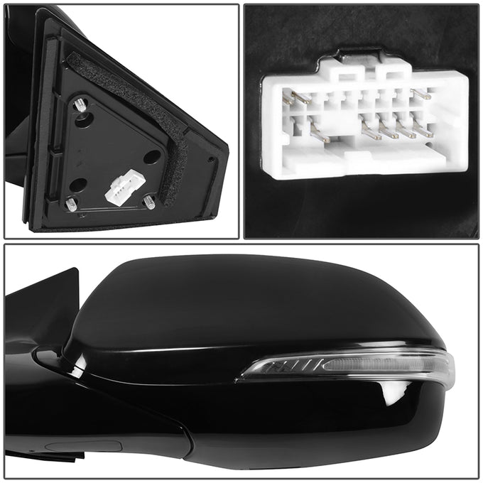 Factory Style Door Mirror (Driver Left) <BR>13-16 Hyundai Santa Fe