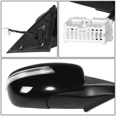 Powered Right Side mirror W/ Heated Defroster, Signal<br>09-14 Hyundai Genesis