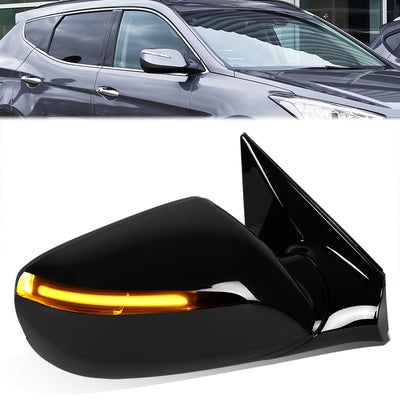 Powered Right Side mirror W/ Heated Defroster, Signal<br>13-16 Hyundai Santa Fe Sport