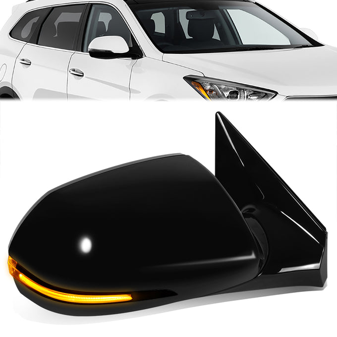 Powered Right Side mirror W/ Heated Defroster, Signal<br>13-16 Hyundai Santa Fe