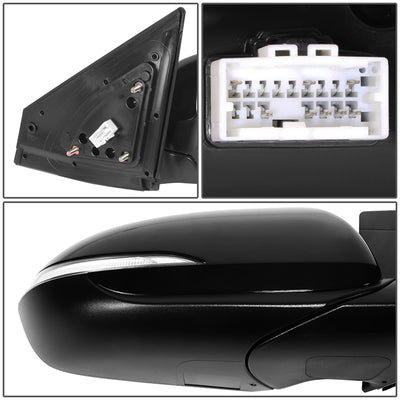 Powered Right Side mirror W/Heated, Blind Spot, Signal<br>17-18 Hyundai Elantra