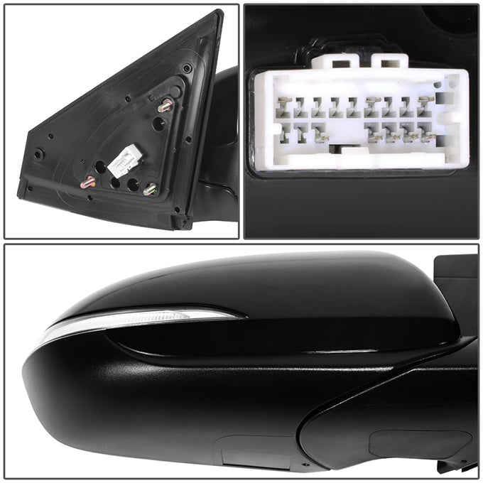 Powered Right Side mirror W/Heated, Blind Spot, Signal<br>17-18 Hyundai Elantra