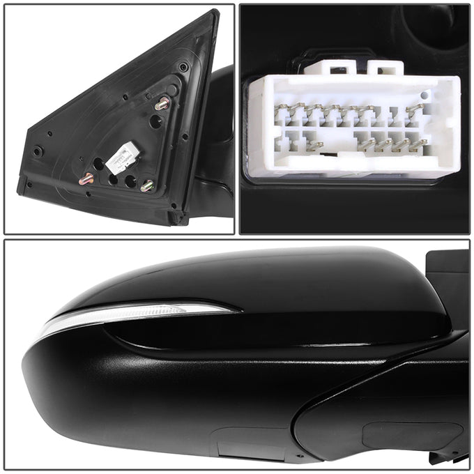 Powered Right Side mirror W/Heated, Signal, Memory<br>17-18 Hyundai Elantra
